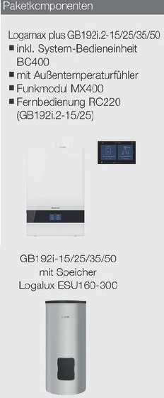 Buderus-Heizungspaket Logaplus W50