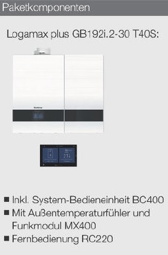 Buderus-Heizungspaket Logaplus W51