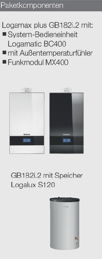 Buderus-Heizungspaket Logaplus W42