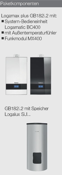 Buderus-Heizungspaket Logaplus W42 Buderus-Heizungspaket Logaplus W42