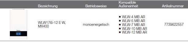 Buderus Luft/Wasser W�rmepumpe Logatherm WLW176i E