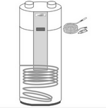 Trinkwasserwrmepumpe WWP T 300 WA