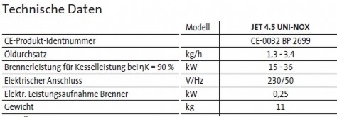 Brtje l-Gas Geblsebrenner JET 4.5