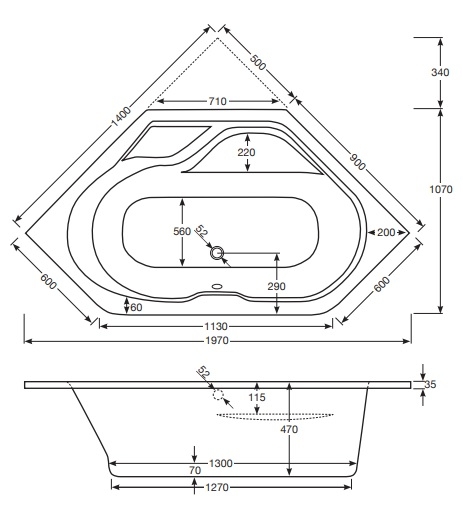 Badewanne Modell Cebu Badewanne Modell Cebu