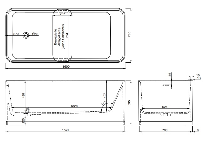 Badewanne Modell Golem Comfort Badewanne Modell Golem Comfort