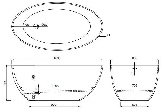 Badewanne Modell Golem E Badewanne Modell Golem E