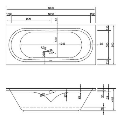 Badewanne Malia Badewanne Malia
