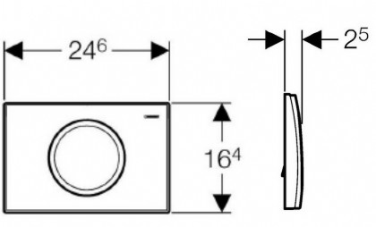 Bet�tigungsplatte DELTA11