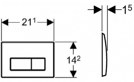 Bet�tigungsplatte KAPPA50