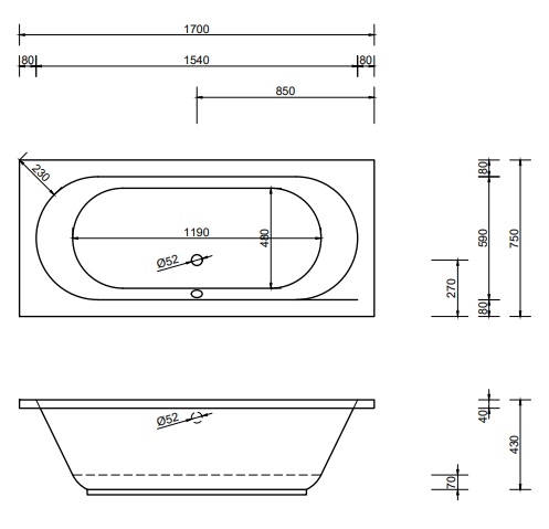 Badewanne Modell Maui Badewanne Modell Maui