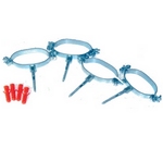 Ovalschellen-Set f�r Solarspiralrohr/Solarwellrohr