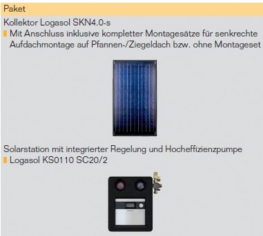 Buderus-Logaplus Solarpaket S12 Buderus-Logaplus Solarpaket S12
