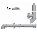 Paket f�r Abgasleitung