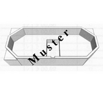 Styroporwannentr�ger f�r Achteckbadewannen